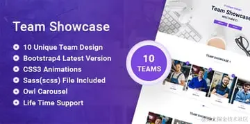 VS Team - Team Showcase HTML5 Photo Slider