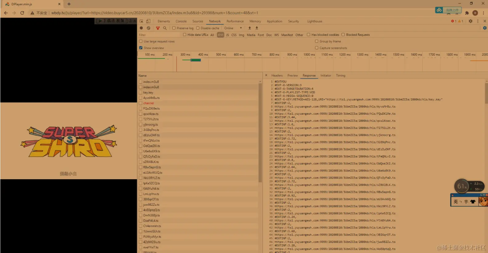 保姆级教程：详细记录使用Python来爬取某网站的ts电影资源