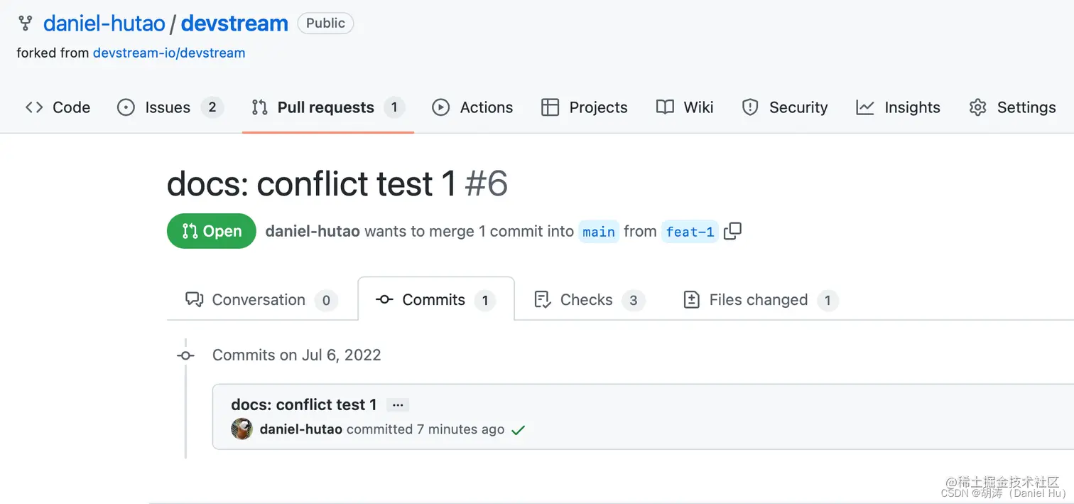 Clear Commits Record