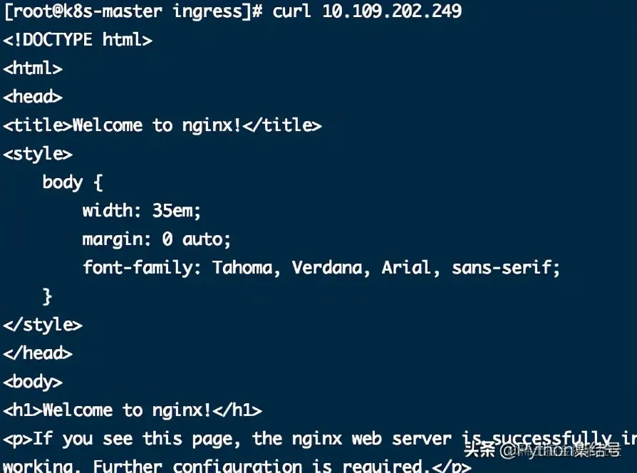 kubernetes 采用 Ingress 发布服务