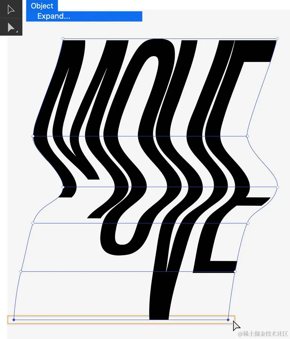 Adobe认证指南｜如何在 Adob​​e Illustrator 中创建波浪形文字？
