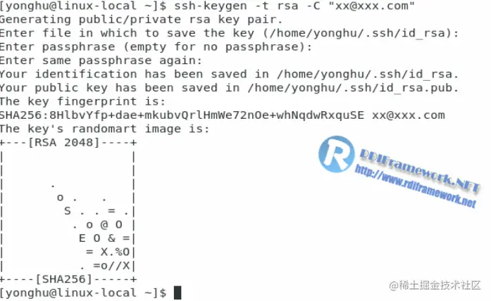 生成sshkey