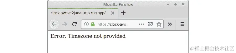 图 6.61：时区错误