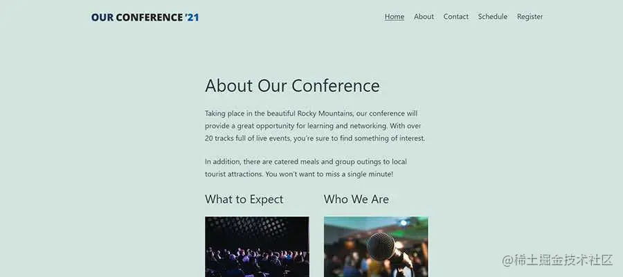 The hidden block does not render on the front end of the website.