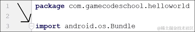 在 Android Studio 中折叠（隐藏）代码
