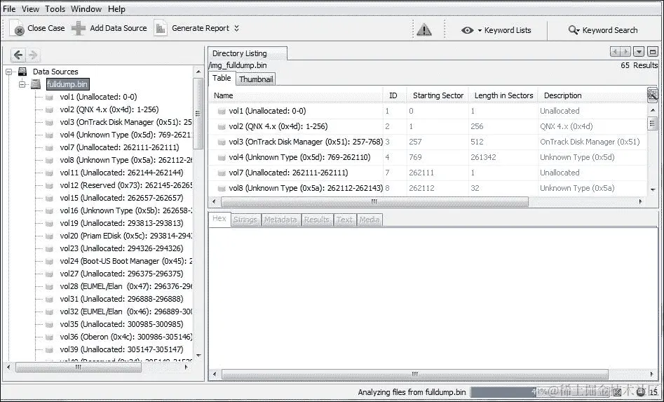 在 Autopsy 中分析数据
