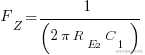 F_Z = 1/(2 pi R_E2 C_1)