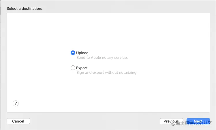 选择"Upload"