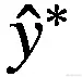 {\hat{y}}^{\ast }