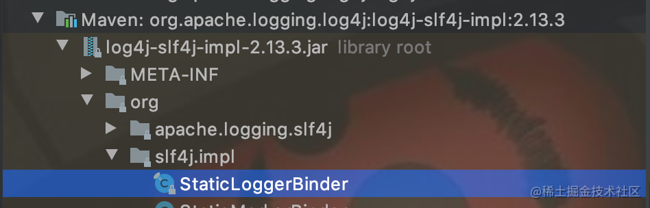 log4j2的StaticLoggerBinder