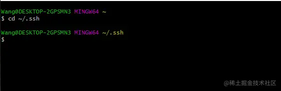 这样就是已经生成过秘钥公钥了