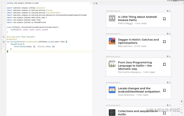 使用 PreviewParameterProvider