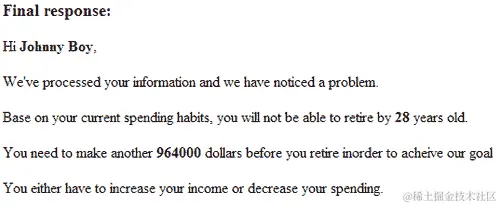 行动时间—测试用例 3a：使用预期值测试整个程序