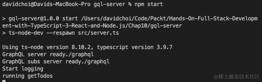 图 10.5 - getTodos 结果