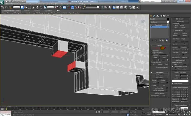 3D 工作室最大建模教程未来派螺栓枪