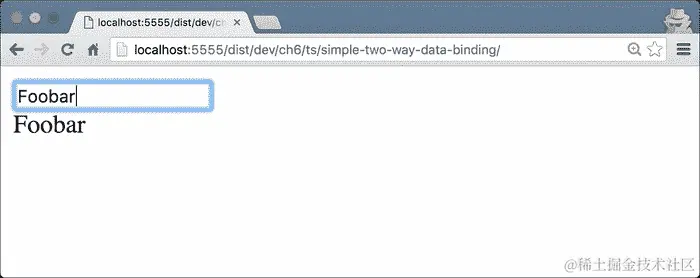 使用 Angular 2 进行双向数据绑定