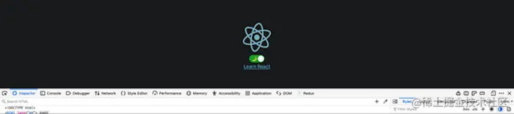 Gif of dark mode toggling on and off in Firefox