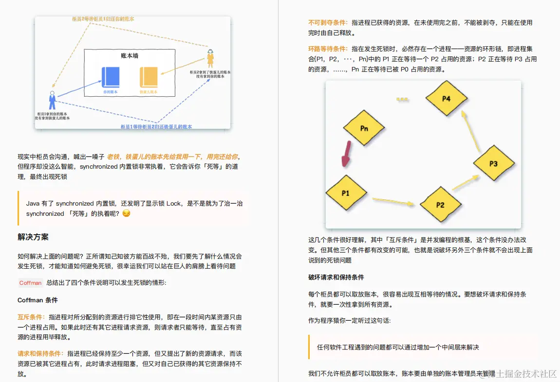 京东表哥把410页并发编程手册甩我，只说了让我吃透赶紧去晋升P7