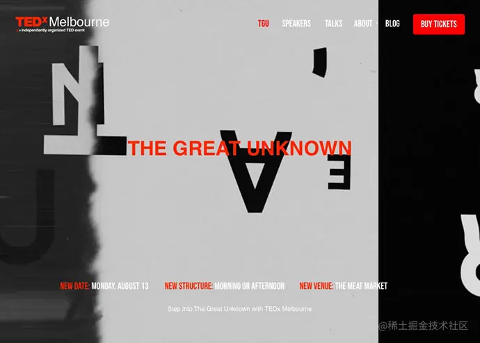 TEDx Melbourne: The Great Unknown