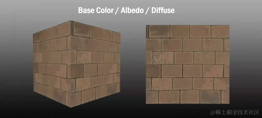 反照率漫反射基本色彩映射表