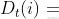 D_t(i)