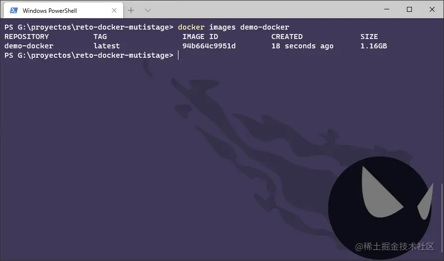 图 2：镜像的初始大小为 1.16GB