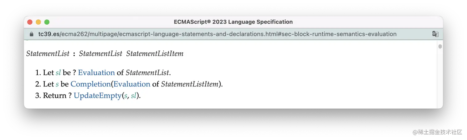 statementList-evaluation