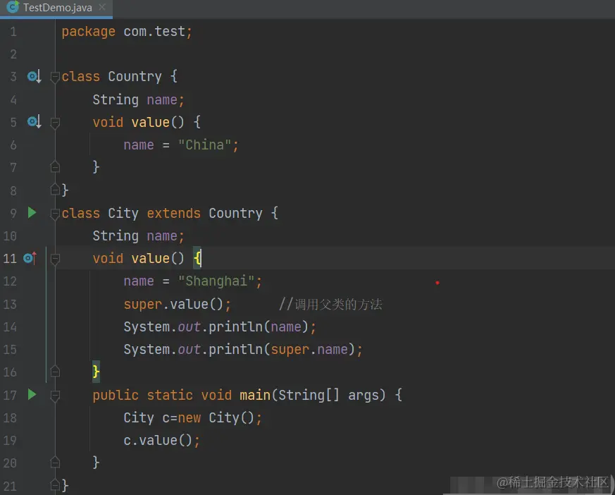Java关键字：final，static，this，super