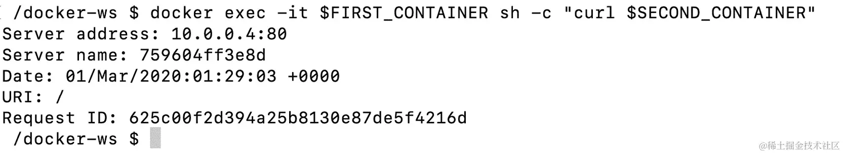 图 15.11：容器之间的连接