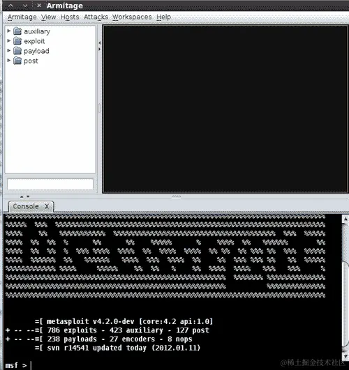 使用 Armitage 进行后期利用