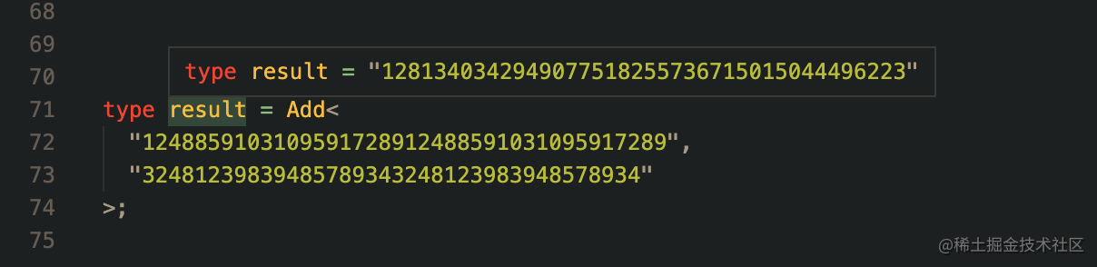 The TS type system is used to add large numbers - Moment For Technology