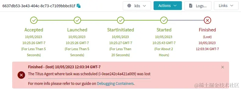 当k8s节点和它的pod消失时，用户会看到什么