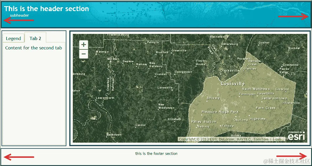 Dojo BorderContainer dijit