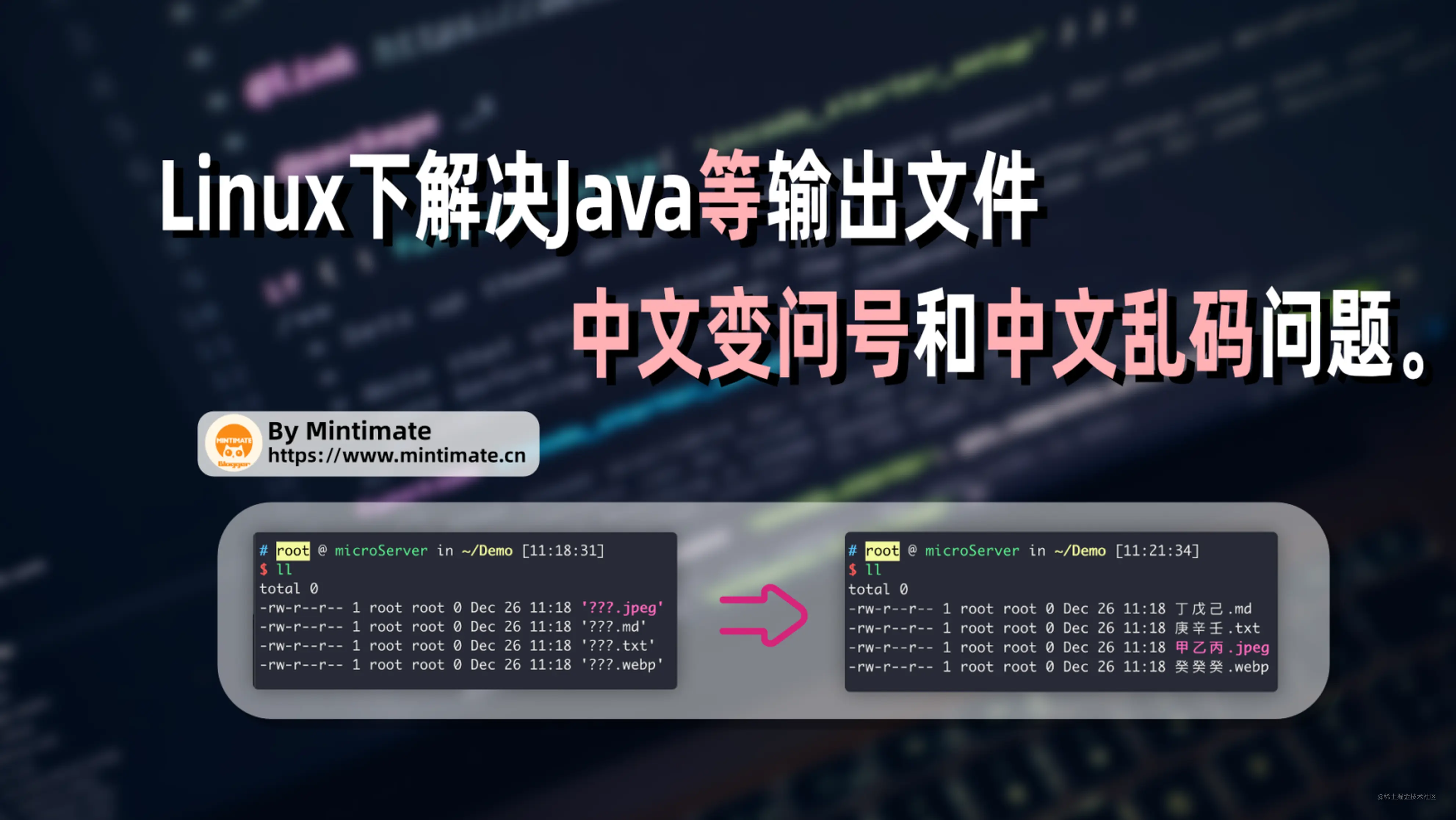 解决linux下中文变问号 无法显示问题 解决java等程序无法保存中文文件名 中文文件 掘金