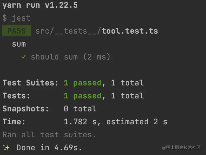 Jest 配置module在package.json中配置type为module，并使用Jest配置支持使用module 掘金