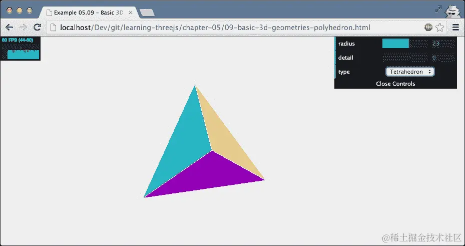 THREE.TetrahedronGeometry