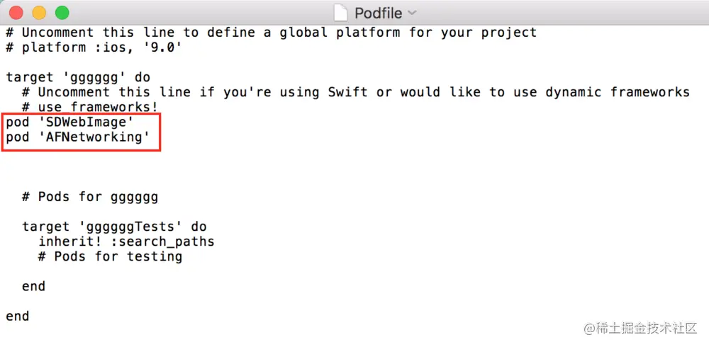 Podlife文件里：添加 三方库