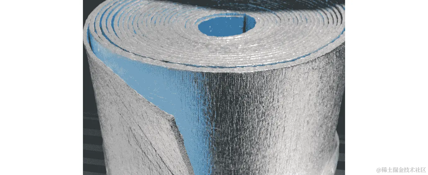 图 11.14：使用微积分测量卷起的材料