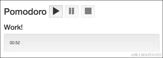 使用开始、暂停和停止按钮保持状态