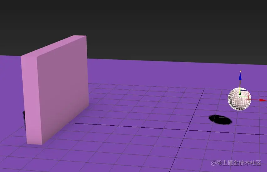 在地平面上创建球