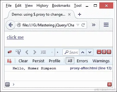 使用 $.proxy 函数