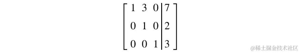 图 4.37：将矩阵转换为单位矩阵的第 5 步