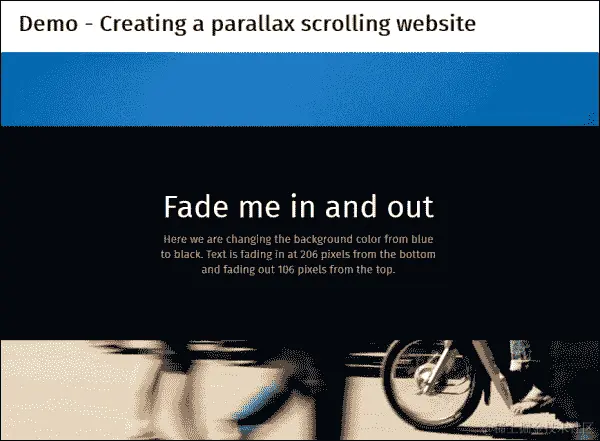 构建视差滚动页面