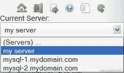 从服务器列表中选择