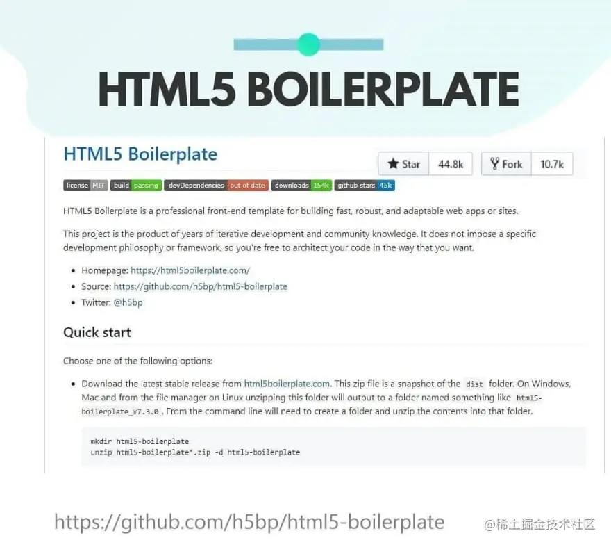 HTML5 Boilerplate Cover