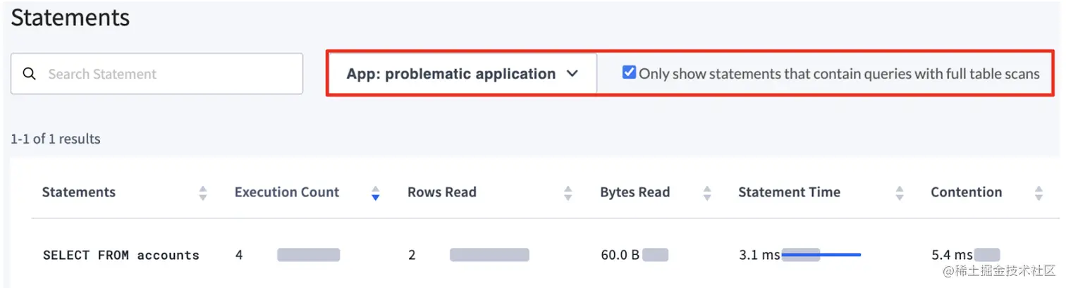 sql explain in the cockroachdb ui