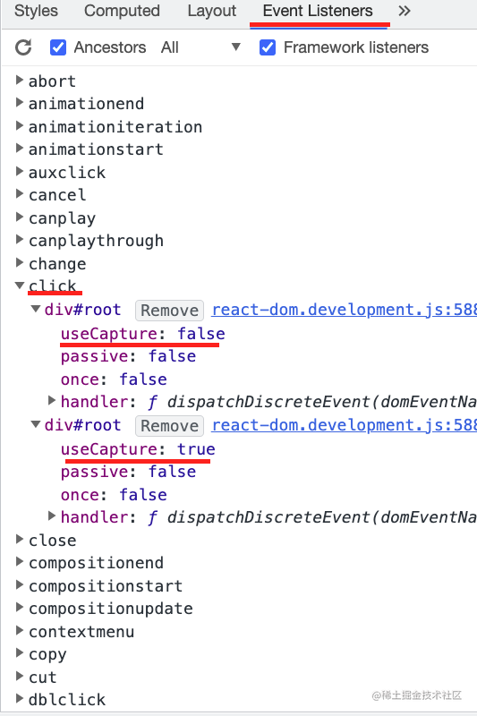 React principle: Synthetic event mechanism - Moment For Technology