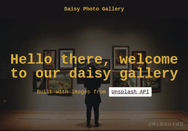 Unsplash Developers API New Daisyui App