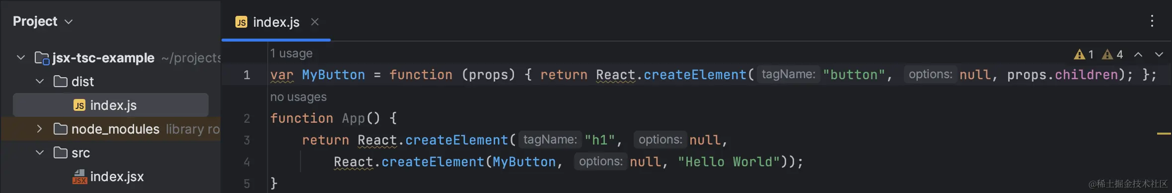 070-jsx-tsc-compile-result-by-jsxreact