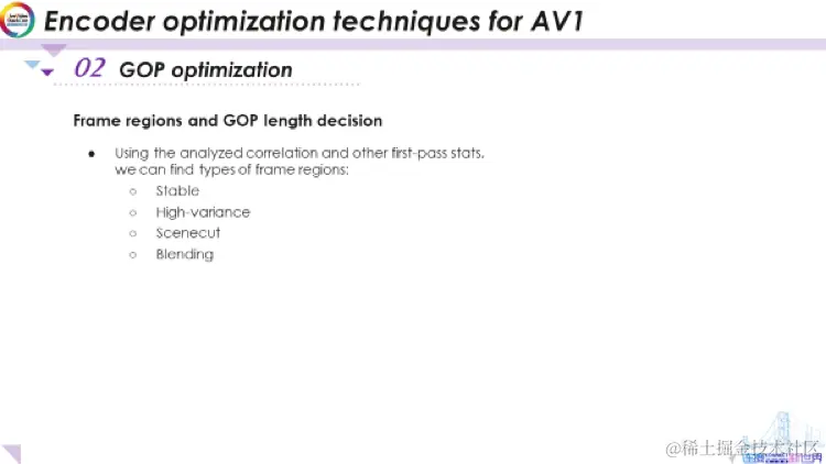 AV1编码器优化技术